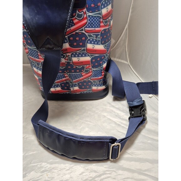 Vineyard Vines Blue Whale 10 Can Capacity Cooler Shoulder Bag pre Owned - Picture 5 of 9